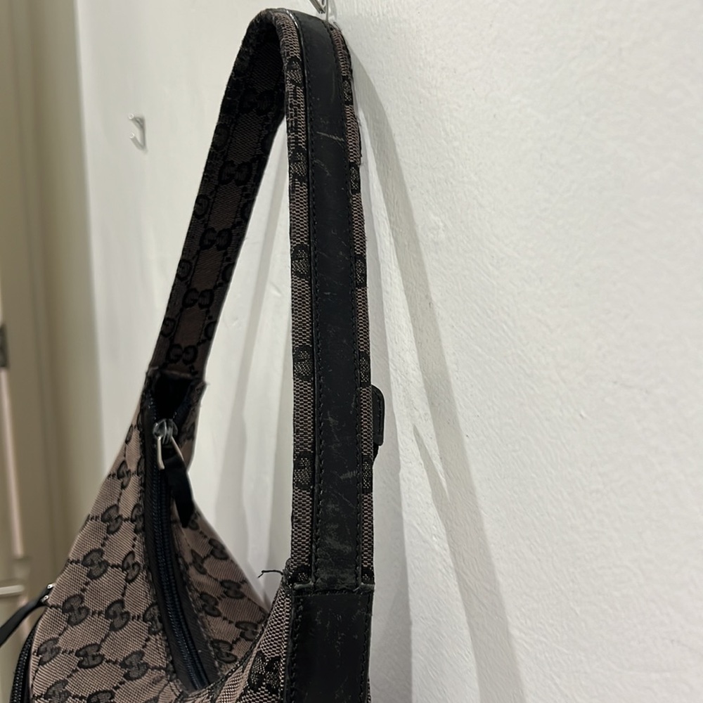 Vintage Gucci Monogram Bag Brown - Picture 4 of 10
